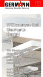 Mobile Screenshot of germanngmbh.de